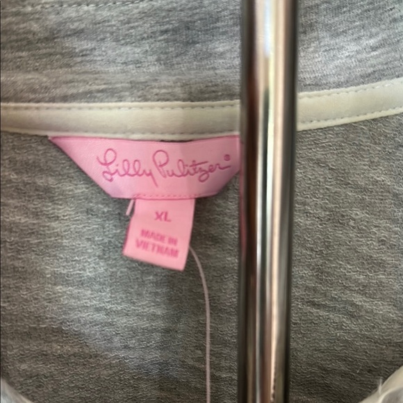 NWT- Lilly Pulitzer Heathered Seaside Grey Skipper Dress Size XL - Picture 5 of 7